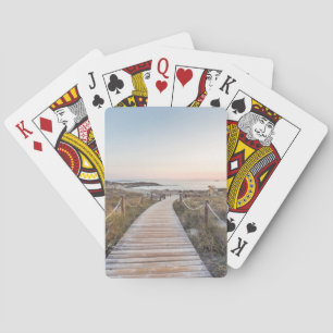 Baraja De Cartas Playa del Es Pujols en el amanecer