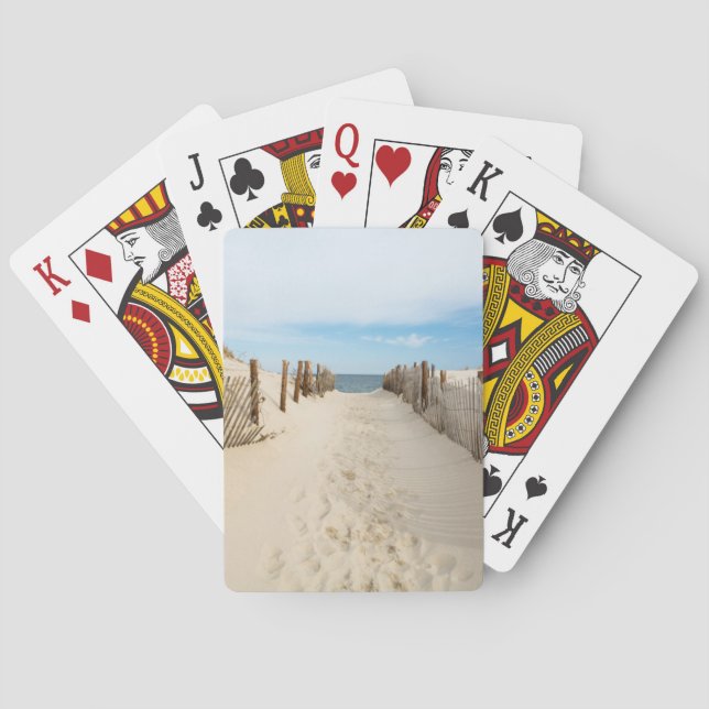 Baraja De Cartas Playa reservada (Reverso)