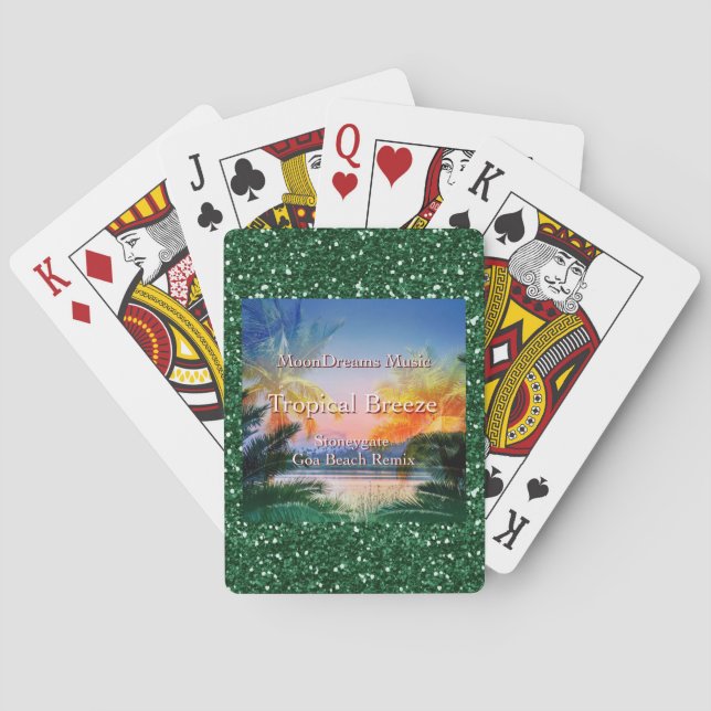 Baraja De Cartas Playa Tropical Breeze Goa (Reverso)