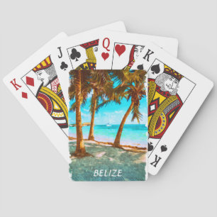 Baraja De Cartas Playa Tropical de Belice