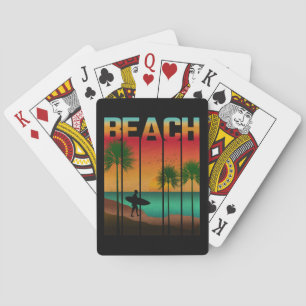 Baraja De Cartas Playa Verano Tropical