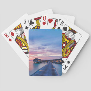 Baraja De Cartas Playas tropicales   Bungalows Maldivas