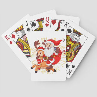 Baraja De Cartas **"Playful Santa Claus Design – Fun and Festive Ch