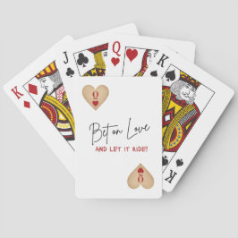 Baraja De Cartas Playing Cards - Bet on Love and Let it Ride!
