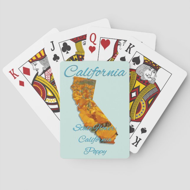 Baraja De Cartas Playing Cards - CALIFORNIA (Reverso)