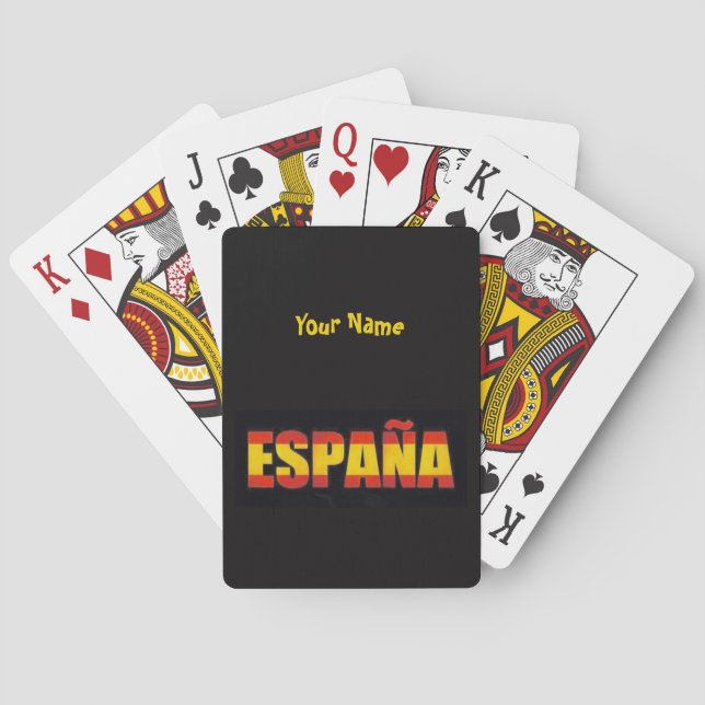 Baraja De Cartas Playing Cards España (Reverso)