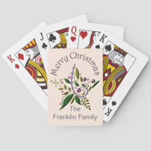 Baraja De Cartas Playing Cards - Tuscan Star of Christmas