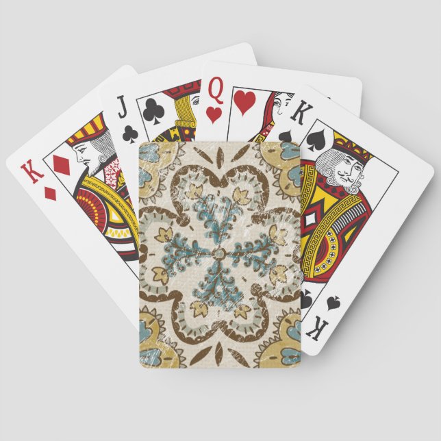 Baraja De Cartas Plaza Batik II no embellecida (Reverso)