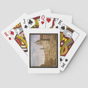 Baraja De Cartas Plaza Navona, Roma, pareciendo del sur hacia