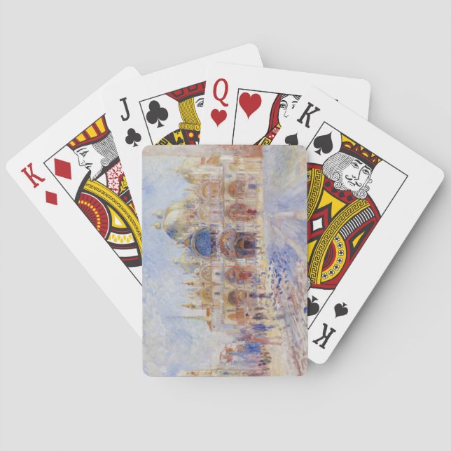 Baraja De Cartas Plaza San Marcos, Venecia (Piazza San Marco) (Reverso)