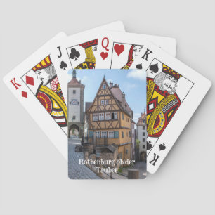 Baraja De Cartas Plönlein en Rothenburg ob der Tauber, Alemania
