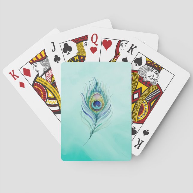 Baraja De Cartas Pluma (Reverso)