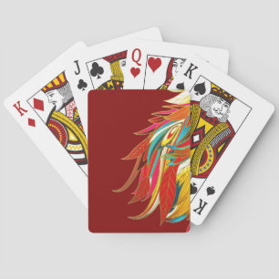 Baraja De Cartas Plumas exóticas