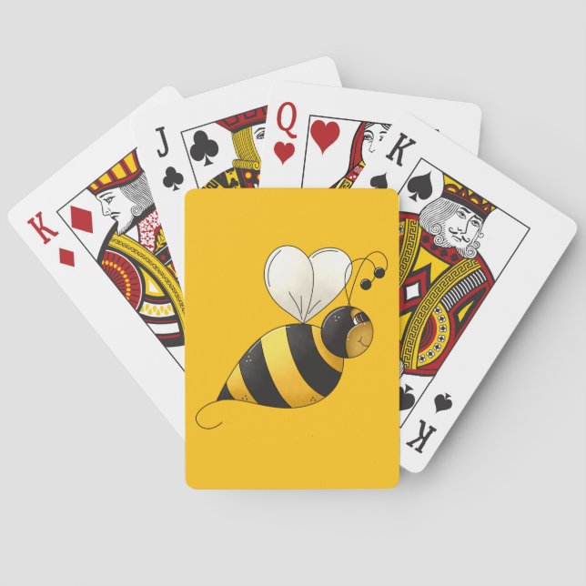 Baraja De Cartas Plump Winged Bumble Bee (Reverso)