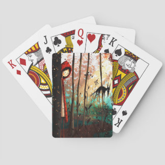 Baraja De Cartas Poco lobo de cuento de hadas rojo