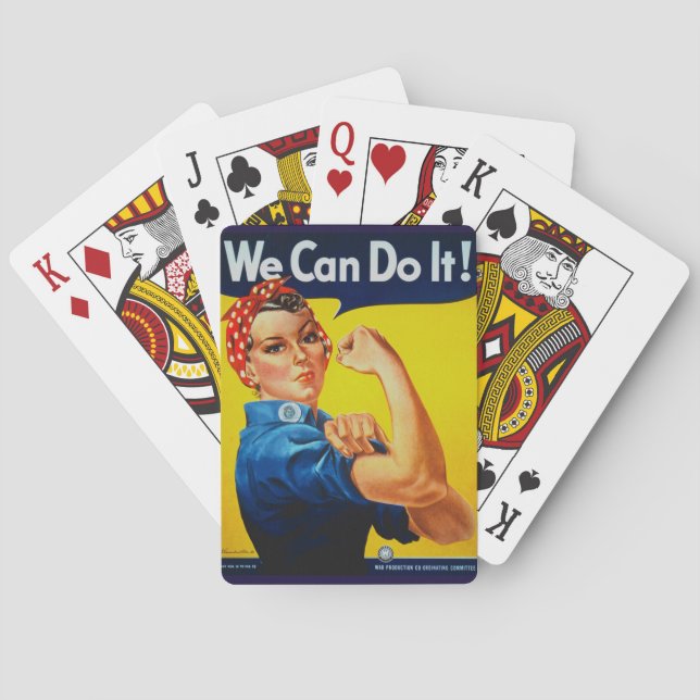 Baraja De Cartas Podemos hacerlo Rosie the Riveter (Reverso)