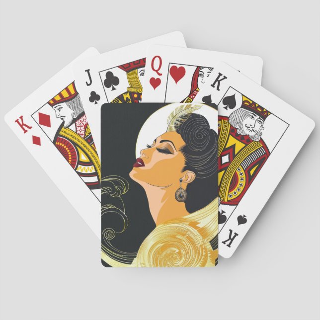 BARAJA DE CARTAS PODER DE LA BELLEZA #6 (Reverso)