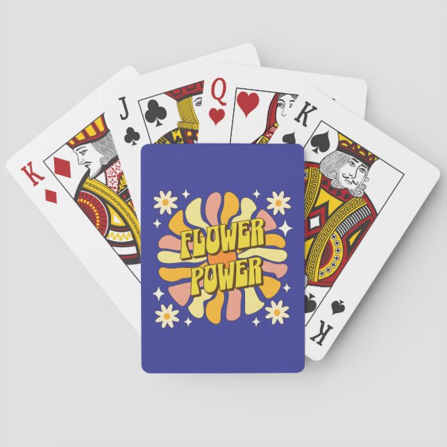Baraja De Cartas Poder de la Flor (Reverso)