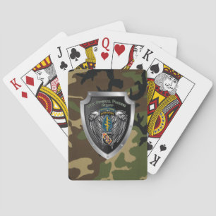 Baraja De Cartas Poderoso 5º Grupo de Fuerzas Especiales (Airborne)