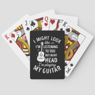 Baraja De Cartas Podría Parecer Que Te Escucho A La Divertida Guita