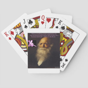 Baraja De Cartas Poema floral de William Cullen Bryant