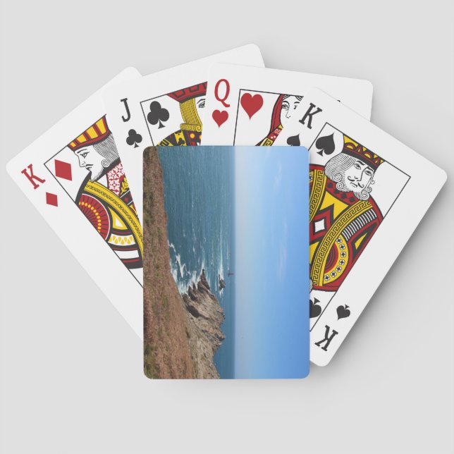 Baraja De Cartas Pointe du Raz en Plogoff (Reverso)