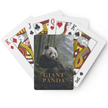 Póker de ANIMALES del bosque de bambú del Panda Gi