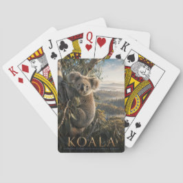Baraja De Cartas Póker de ANIMALES del bosque de eucaliptos de koal