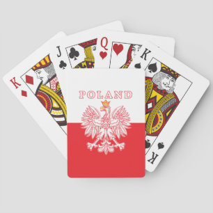 Baraja De Cartas Poland With Red Polish Eagle