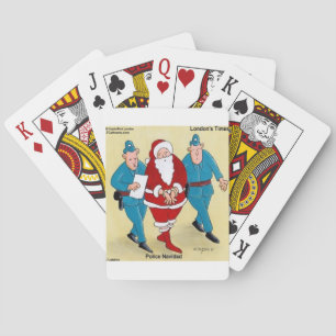 Baraja De Cartas Policía Navidad: Santa ha sido muy malo