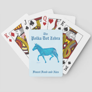 Baraja De Cartas Polka Dot Zebra English Pub