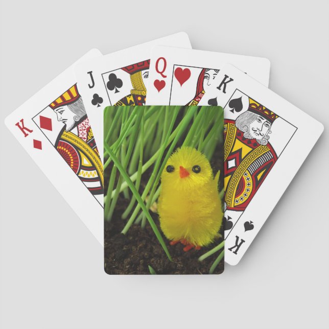 Baraja De Cartas pollito de pasto (Reverso)