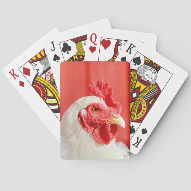 Baraja De Cartas Pollo de granja (Reverso)