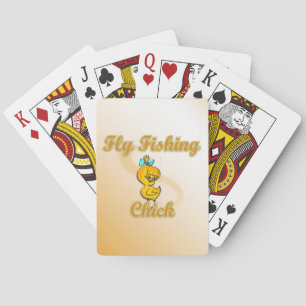 Baraja De Cartas Pollo de pesca de mosca