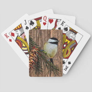 Baraja De Cartas Pollo en el tablero de barno ruso