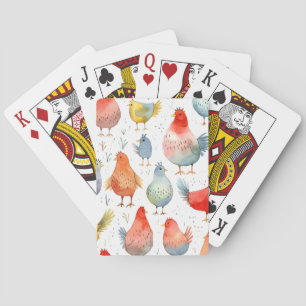 Baraja De Cartas Pollos de granja