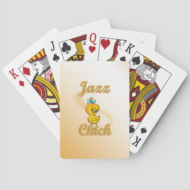 Baraja De Cartas Polluelo del jazz (Reverso)