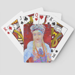 Baraja De Cartas Polonia Colores de la bandera del orgullo Lowicz r