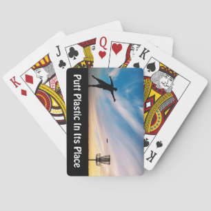 Baraja De Cartas Ponga El Plástico En Su Lugar