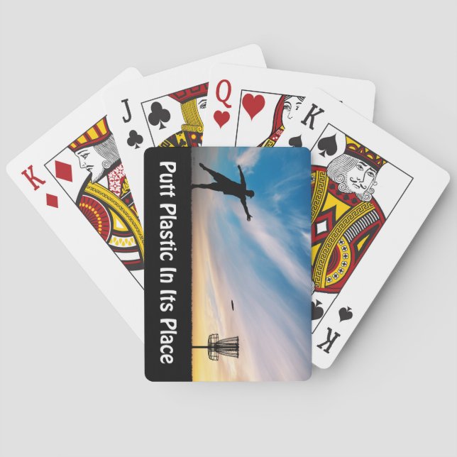 Baraja De Cartas Ponga El Plástico En Su Lugar (Reverso)