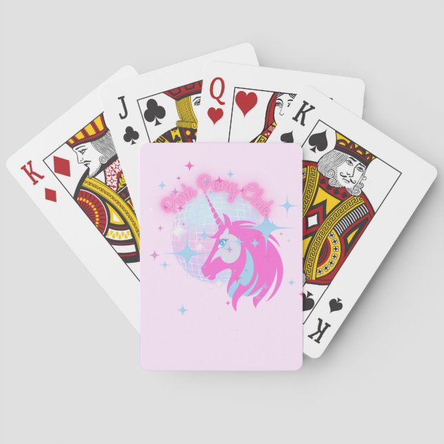 Baraja De Cartas Pony Club (Reverso)