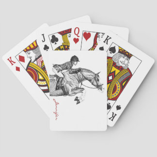 Baraja De Cartas Pony Pointillism de caza