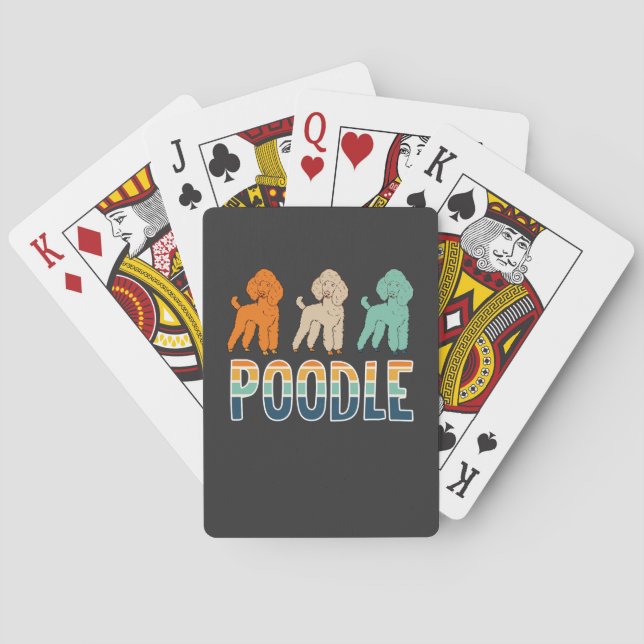 Baraja De Cartas Poodle (Reverso)