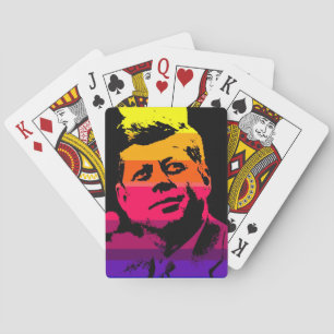 Baraja De Cartas Pop Art Jack JFK John F. Kennedy