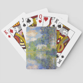 Baraja De Cartas Poplares en el río Épte (por Claude Monet)