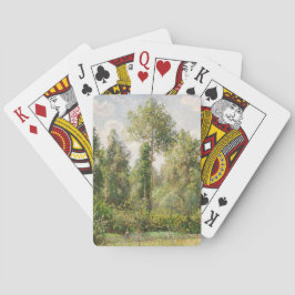 Baraja De Cartas Poplars, Éragny Camille Pissarro