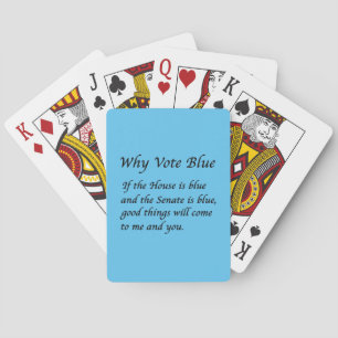 Baraja De Cartas Por qué votar azul en 2024