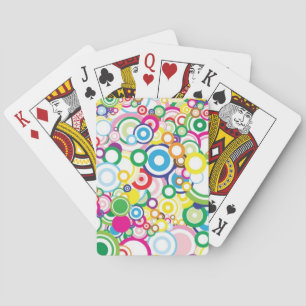 Baraja De Cartas Porción de círculos vivos