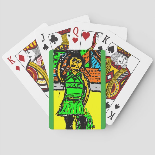 BARAJA DE CARTAS PORRISTA DE IKE (Reverso)