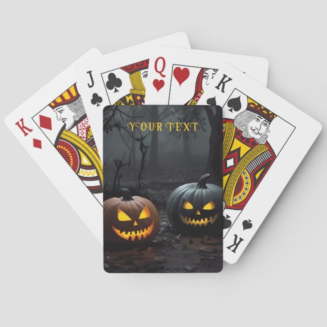 Baraja De Cartas Portátil de fotos espirales (Reverso)